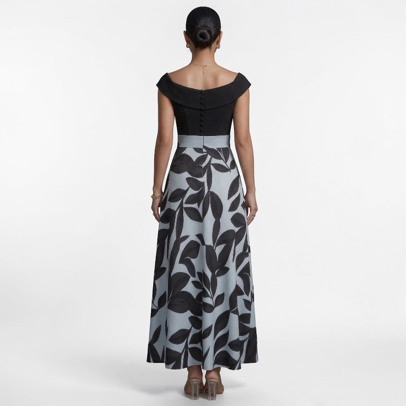 Orvalés | Robe courte manches femme florale élégante A-line été