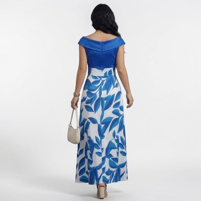 Orvalés | Robe courte manches femme florale élégante A-line été