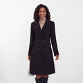 Orvalés | Manteau trench femme couleur unie style intemporel