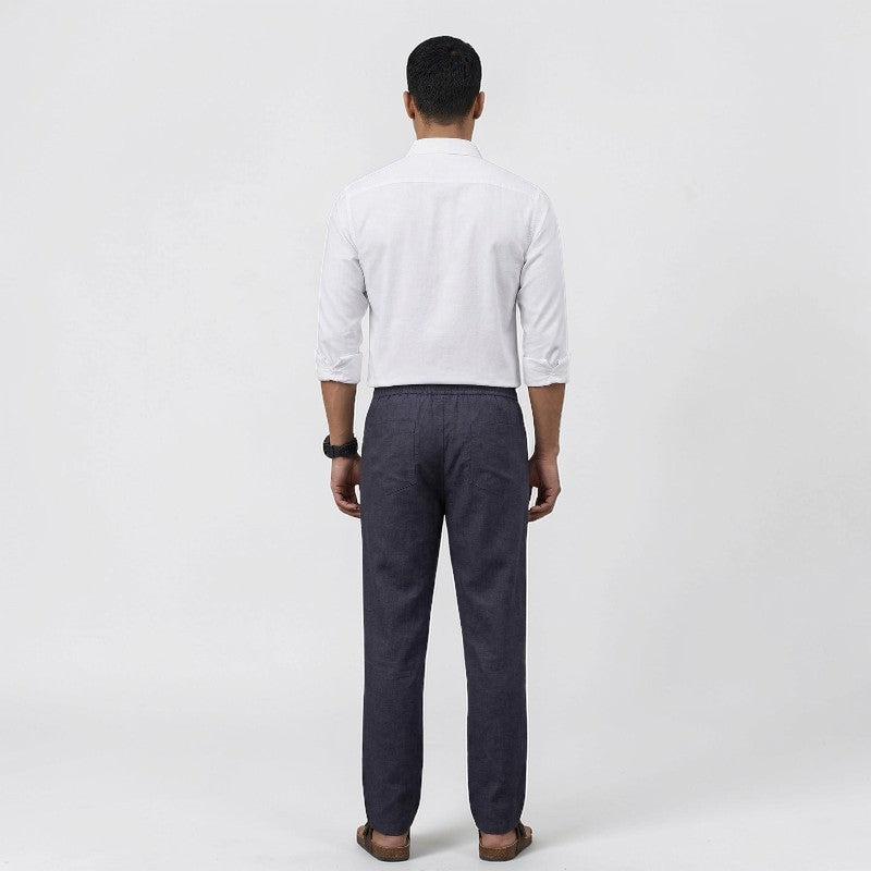 Orvalés | Pantalon Décontracté Lin Homme Taille Cordon Confort Quotidien