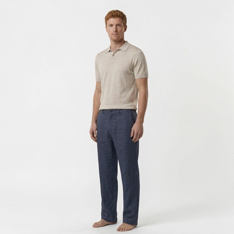 Orvalés | Pantalon lin homme été léger coupe droite confortable