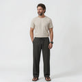 Orvalés | Pantalon lin homme été léger coupe droite confortable