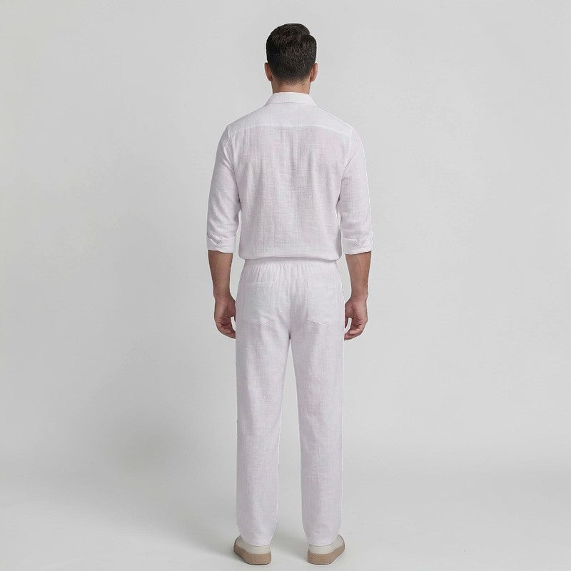 Orvalés | Pantalon lin homme été léger coupe droite confortable